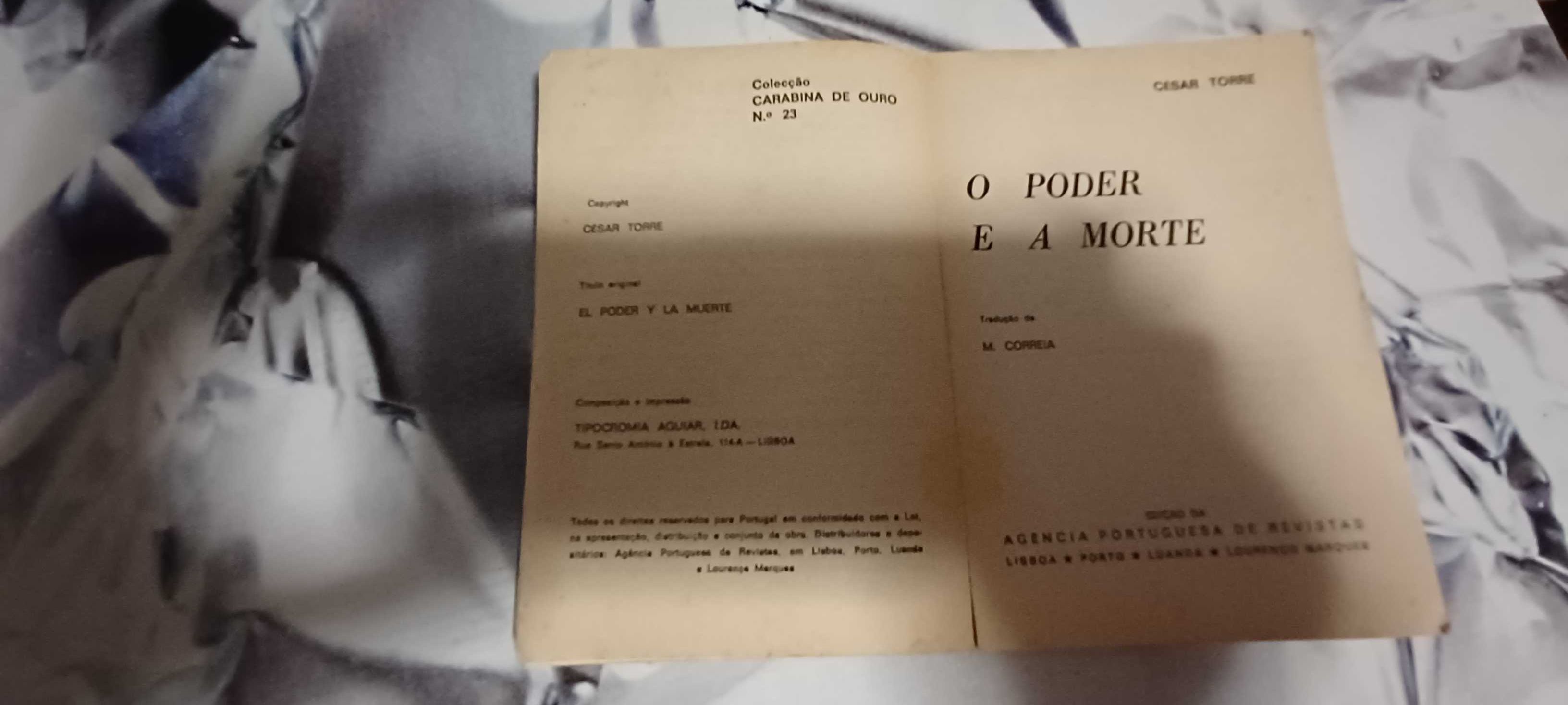 Livro _O Poder e a Morte_ de César Torre