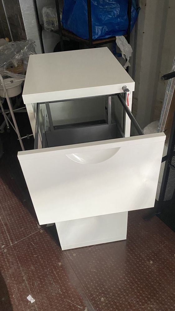 IKEA ERIK szafka 41x104 cm, biała