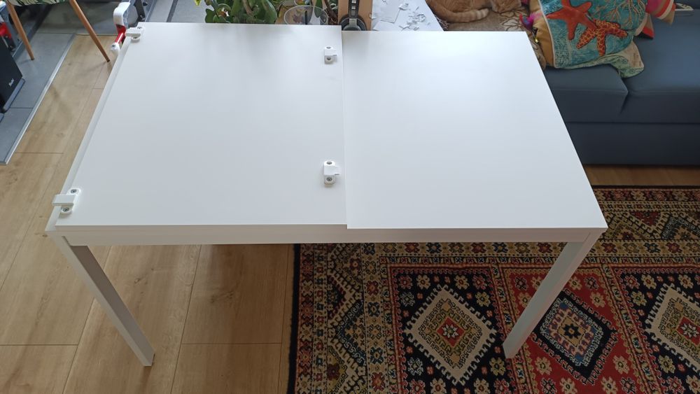 Vangsta Stół rozkładany Ikea, biały, 120/180x74, NOWY!
Stół rozkłada