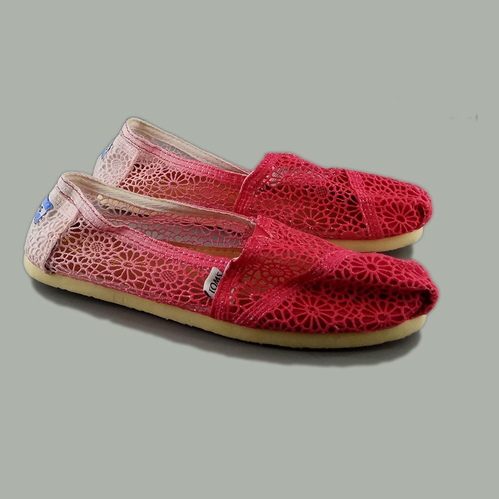 Эспадрильи Toms розовые
