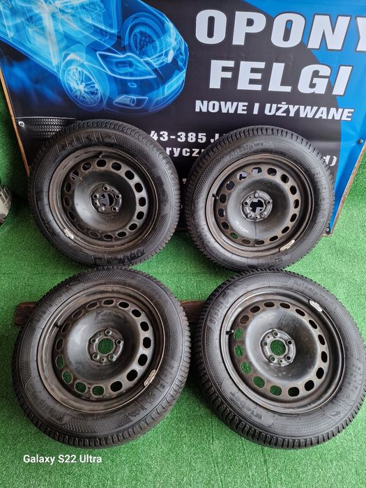 Koła zimowe 16 5×98 Fiat Tipo 500L Doblo Scudo 8.4mm 2024rok jak Nowe