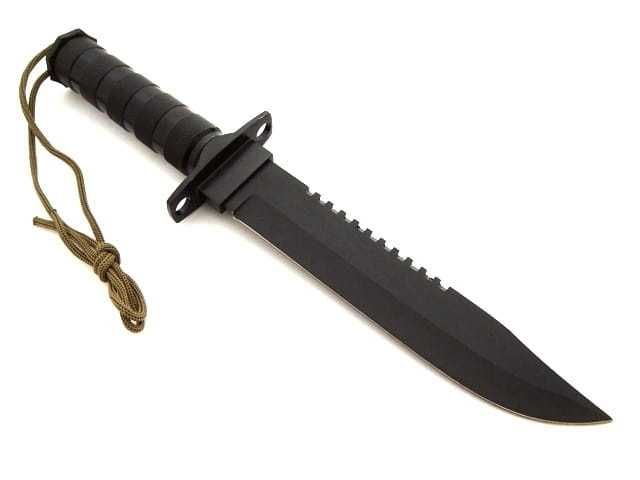 Wielki, wytrzymały nóż wojskowy rambo taktyczny pokrowiec 35cm N-266C