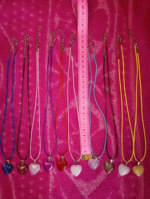 кулон  "серце"  на шнуру