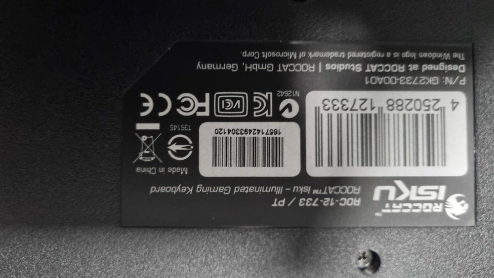 Teclado Gaming Roccat Led Azul ISKU Usado