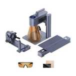 Máquina Gravação a Laser LP4 V.Deluxe+Rotary Extension+Slide Extension