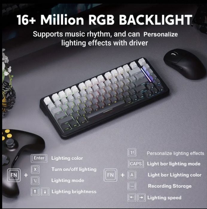 Нова бездротова механічна клавіатура Attack Shark M86