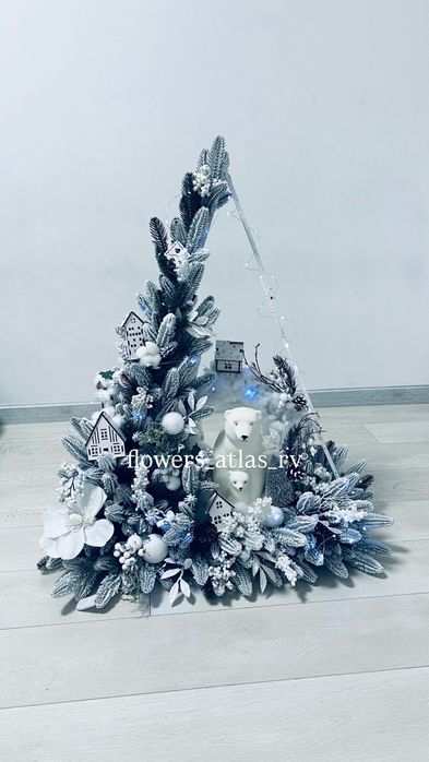 Новорічна композиція , ялинка , ялина