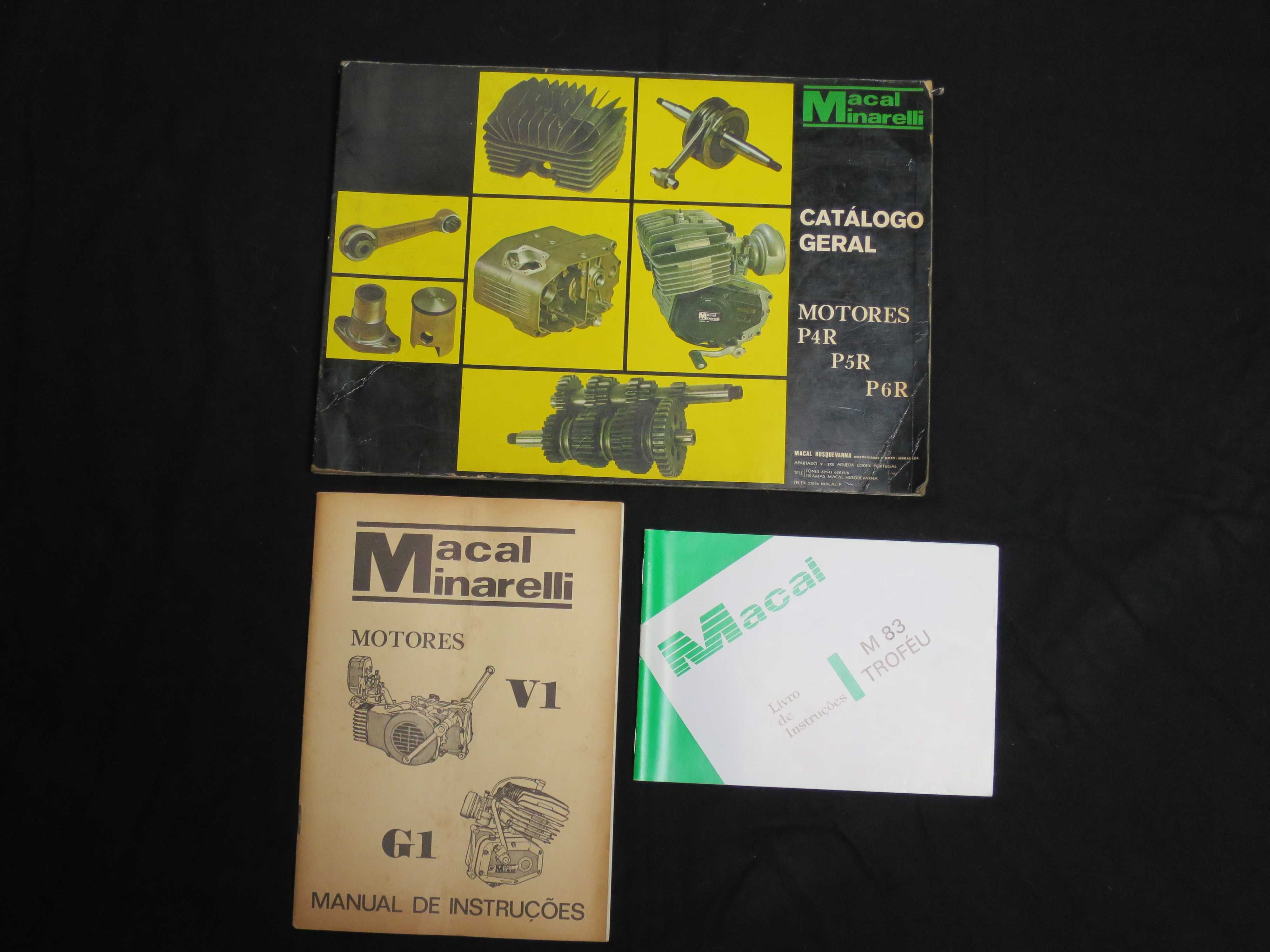 Catálogos manuais Casal Famel EFS Macal SIS Sachs motorizadas antigas