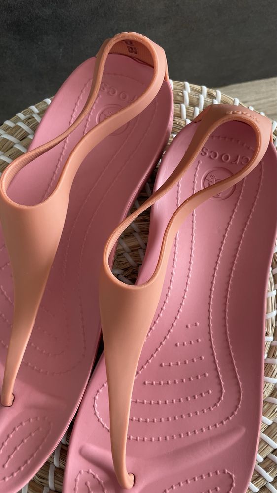 Crocs japonki sexi flip blossom W9 39/40 - produkcja Wietnam