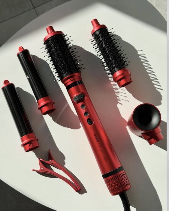 Фен-стайлер VGR V-475 5в1 | Професійний, 1400 Вт, 5 насадок