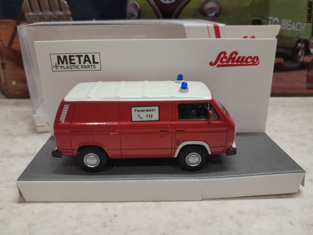 Volkswagen VW T3 Fire Brigade / Art No. 452027900, Schuco Car Model