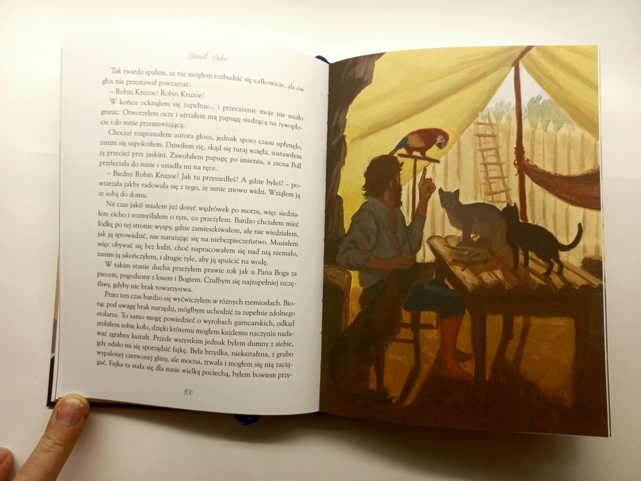 Przypadki Robinsona Kruzoe Daniel Defoe książka dla młodzieży
