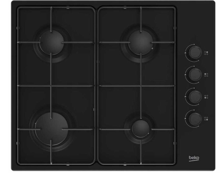 Płyta Gazowa Do Zabudowy Czarna Beko | WYPRZEDAŻ -20%