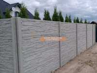 OGRODZENIA BETONOWE | H=150/200/250 cm | ogrodzenie z płyt betonowych