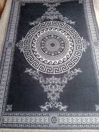 Nowy dywan 180x120cm marmur czarno biały