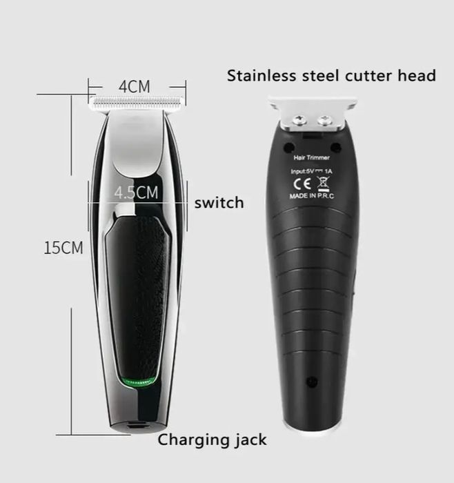 Машинка триммер vgr v030 для стрижки бороды волос тример с насадками