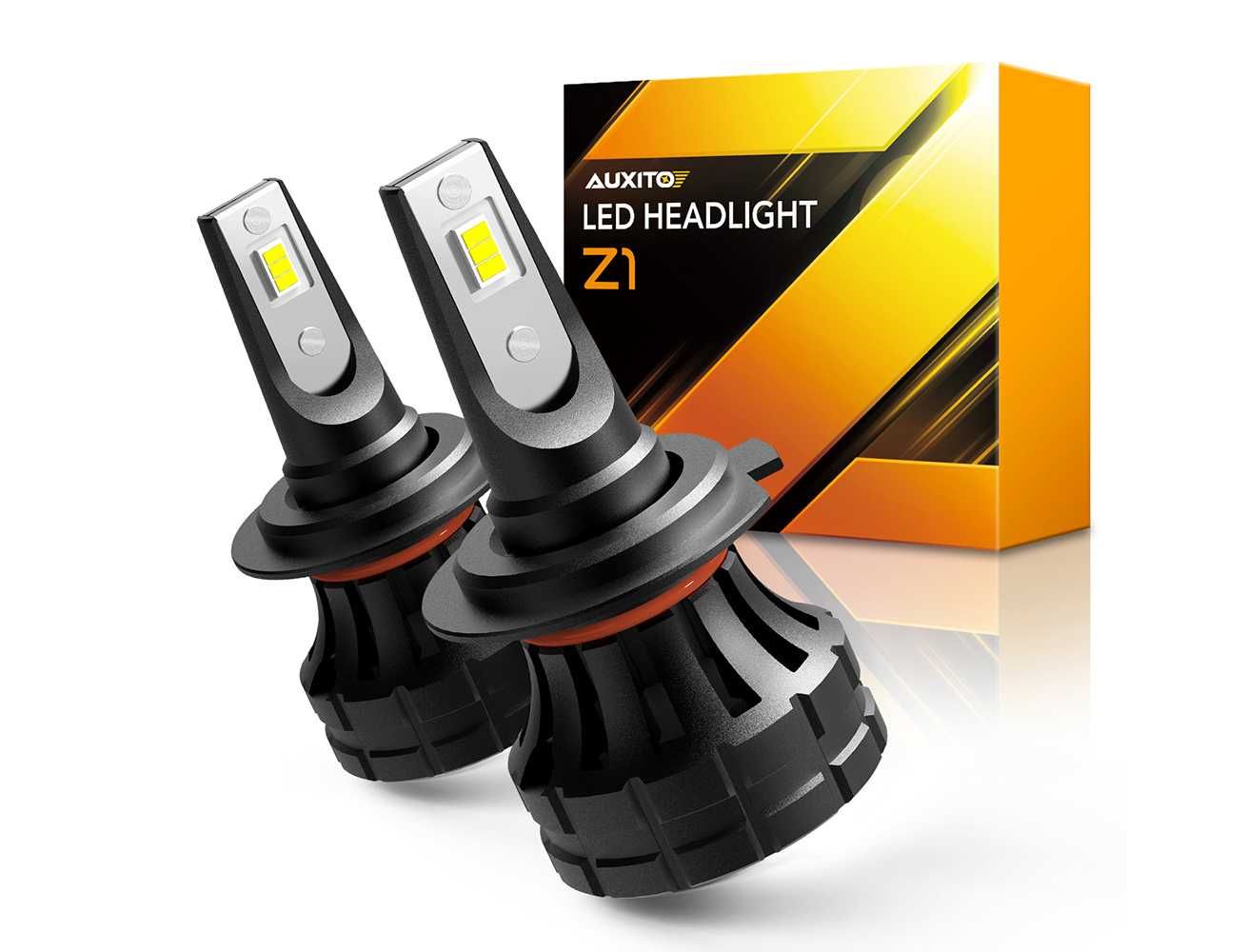 LED автолампы Auxito H7 H4 H11 H8 H9 HB4 HB3 HB5 H13 Canbus