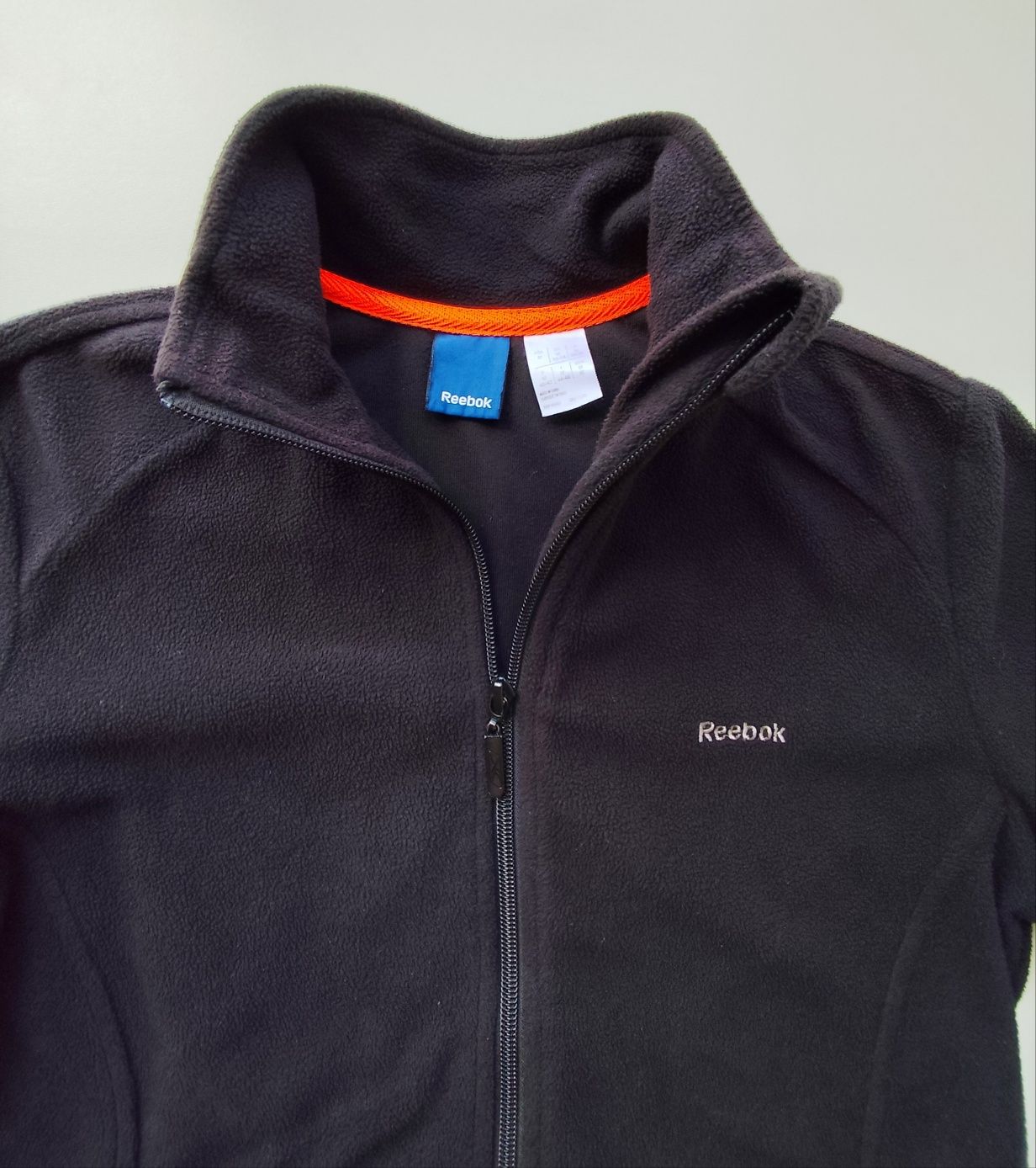 Флісова жіноча кофта Reebok на блискавці. Спортивная кофта на замке.