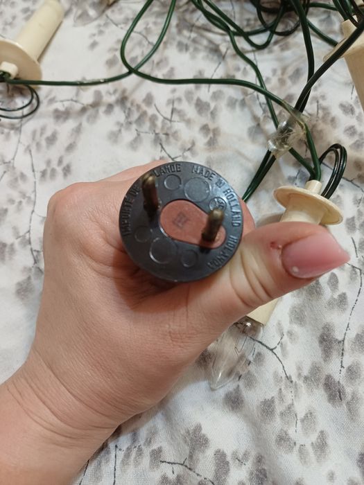 Stare światełka lampki na choinkę prl vintage