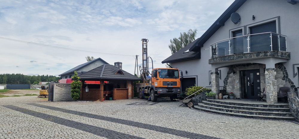 studnie głebinowe, Odwierty pod pompe ciepla.