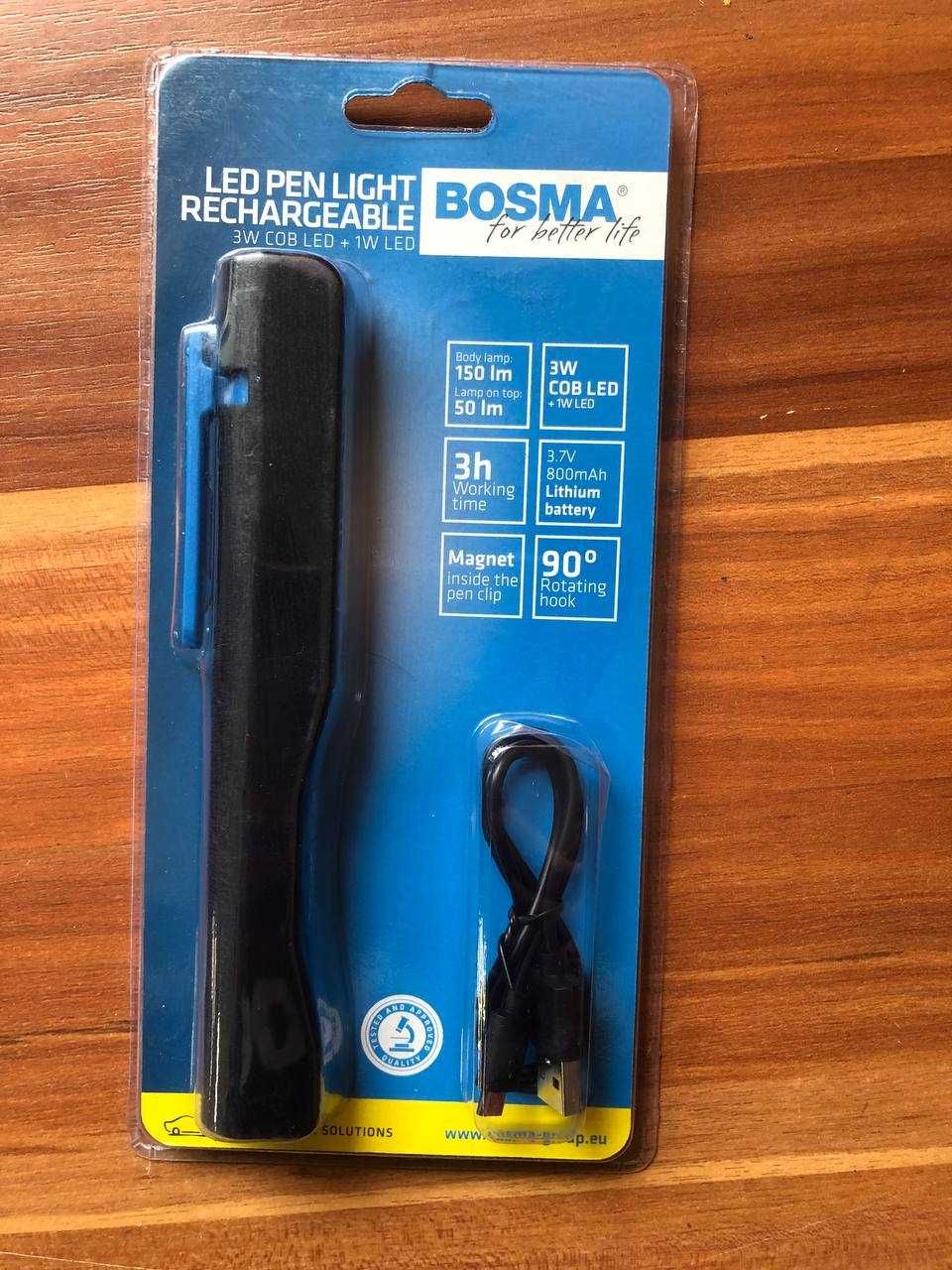 Ліхтарик НОВИЙ у блістері  LED 150 Lm PEN RECHARGEABLE