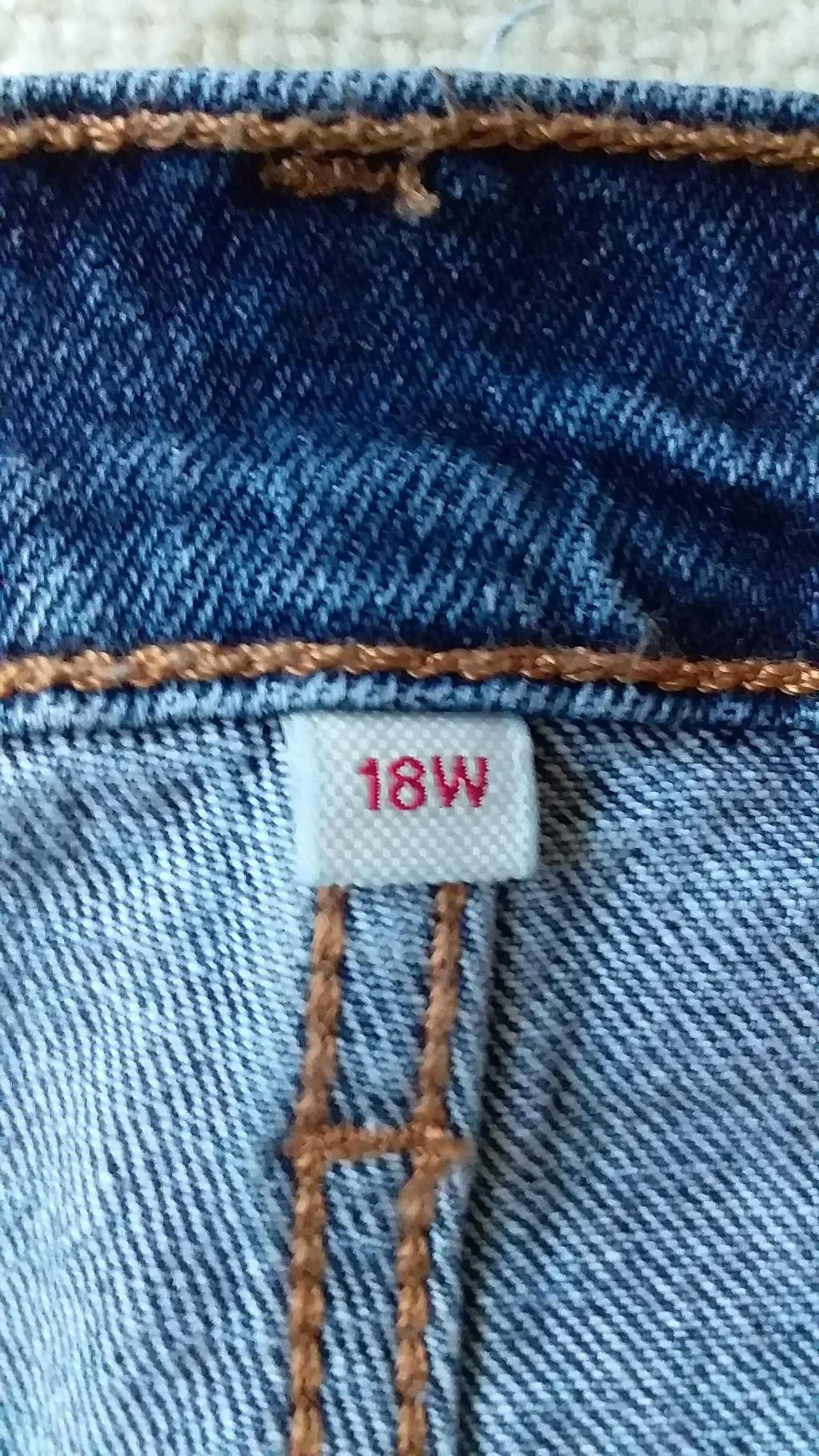 Levis Big E джинсовая (деним) юбка 18W (52-54).
