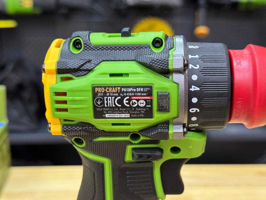 Вигідний Набір Шуруповерт Procraft (знімний патрон) + Акб TURBO 4.0 Ah