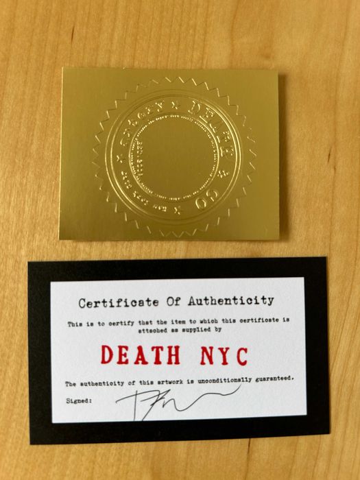 Serigrafia Death NYC (Prova de Autor) Pop Art Impressão 32x45cm