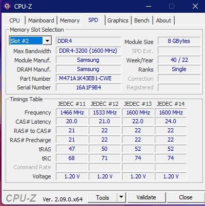 Оперативна пам'ять для ноутбука Samsung M471 DDR4 SO-DIMM 2x8Gb M471A1