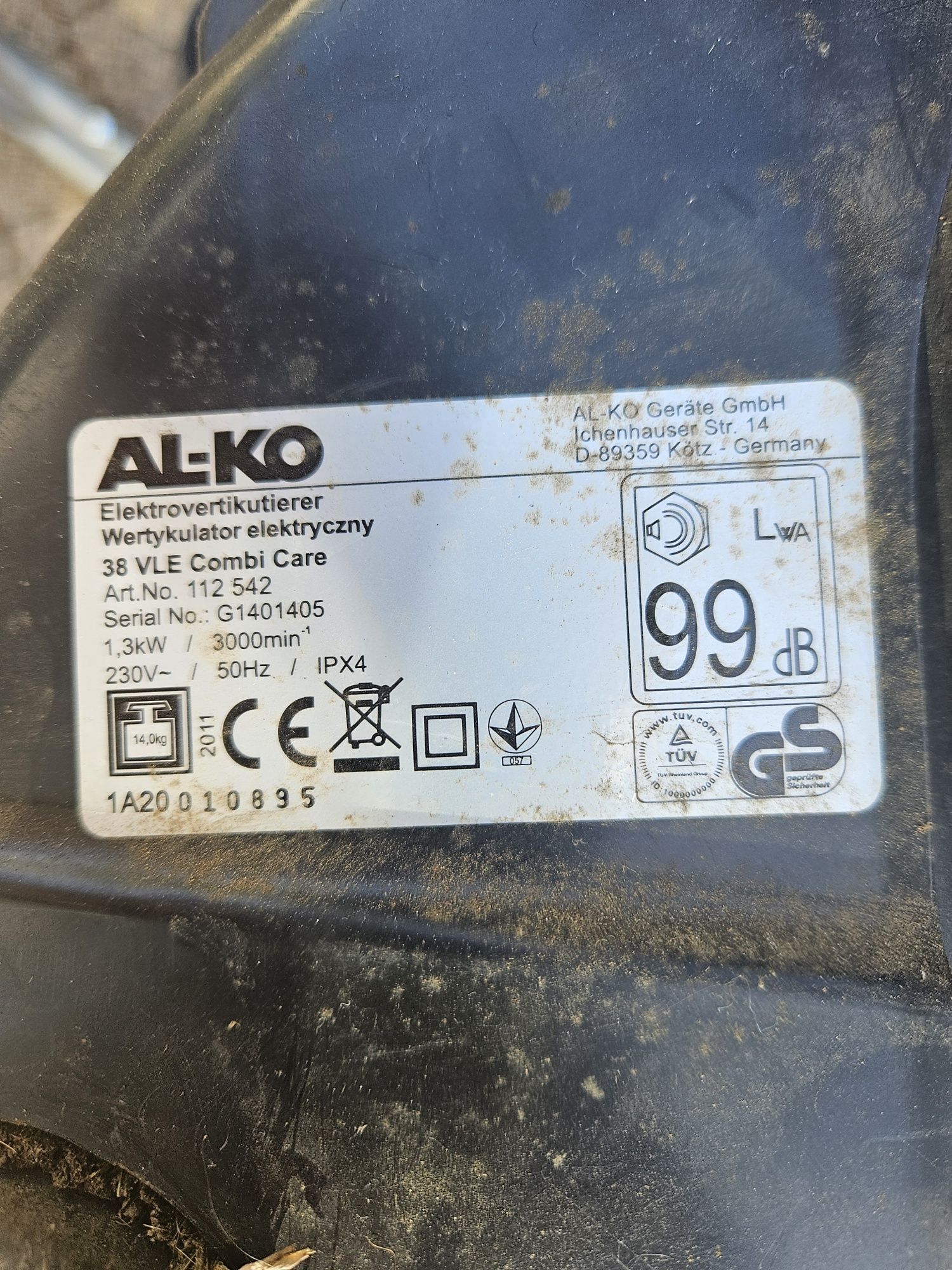 Wertykulator areator Alko