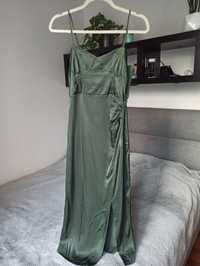 Satynowa sukienka Zara XS