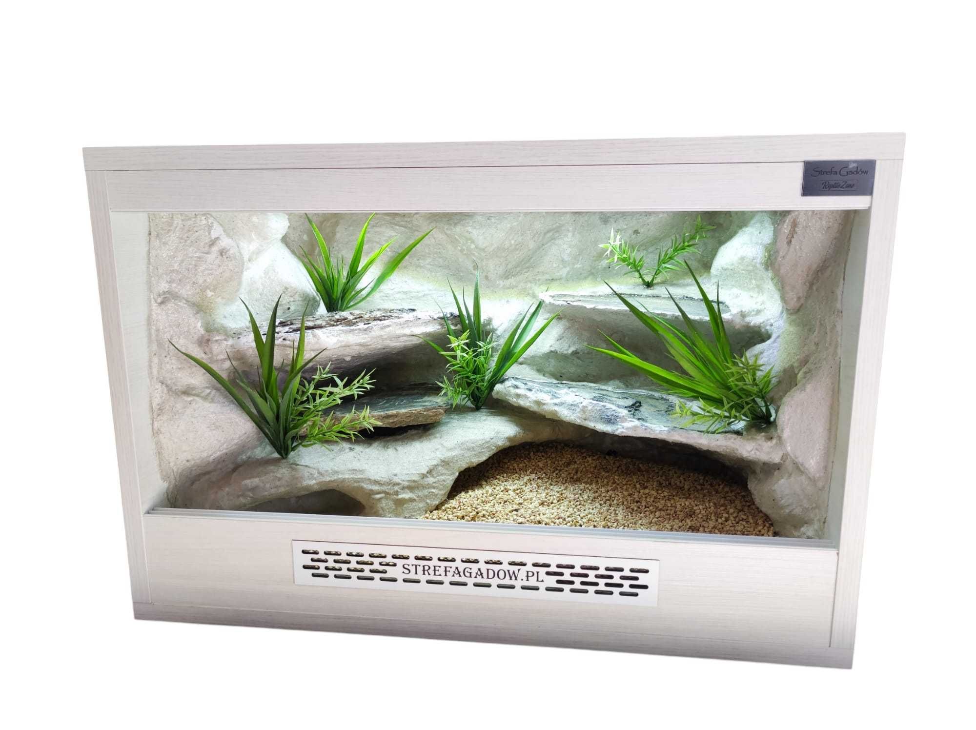 Terrarium pustynne nr691 60/40/40 dla gekona lamparciego DOSTĘPNE