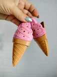 Klamerki do ręczników do leżaków lody rożki 2szt