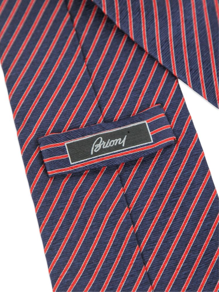 BRIONI Шовкова краватка у смужку. Оригінал. Італія