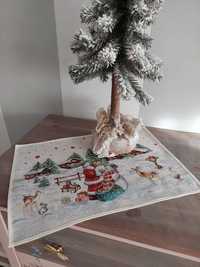 Serwetka 35x50 cm gobelinowa świąteczna ze Świętym Mikołajem V07