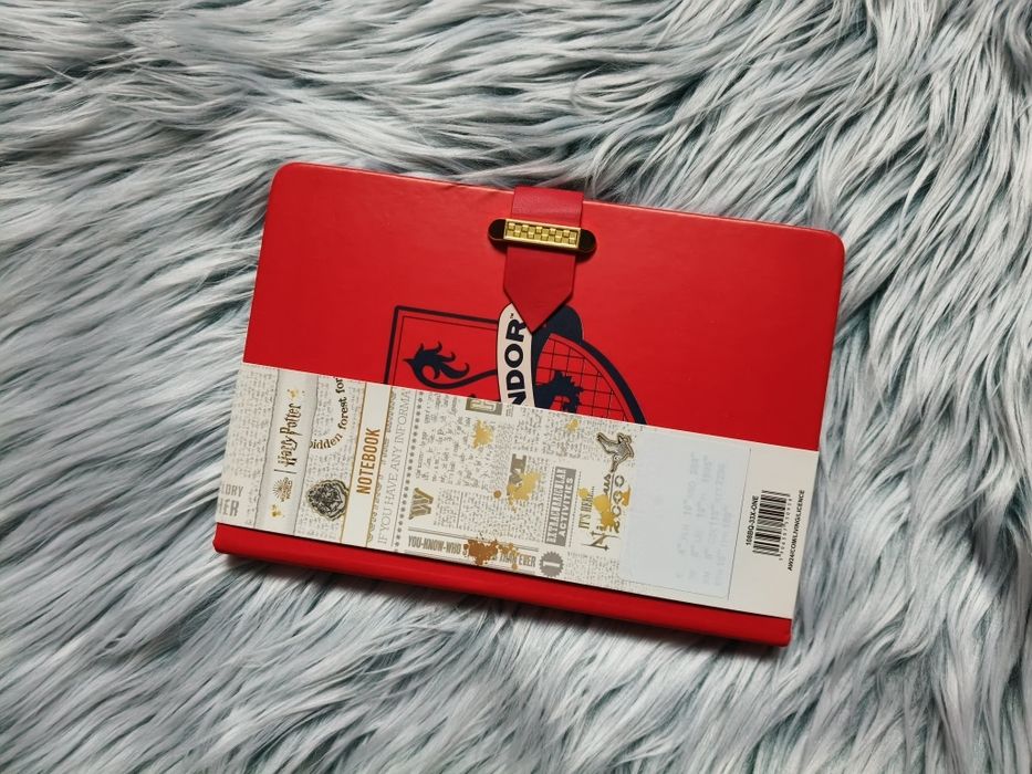 Notes notatnik pamiętnik Harry Potter Gryffindor zamykany