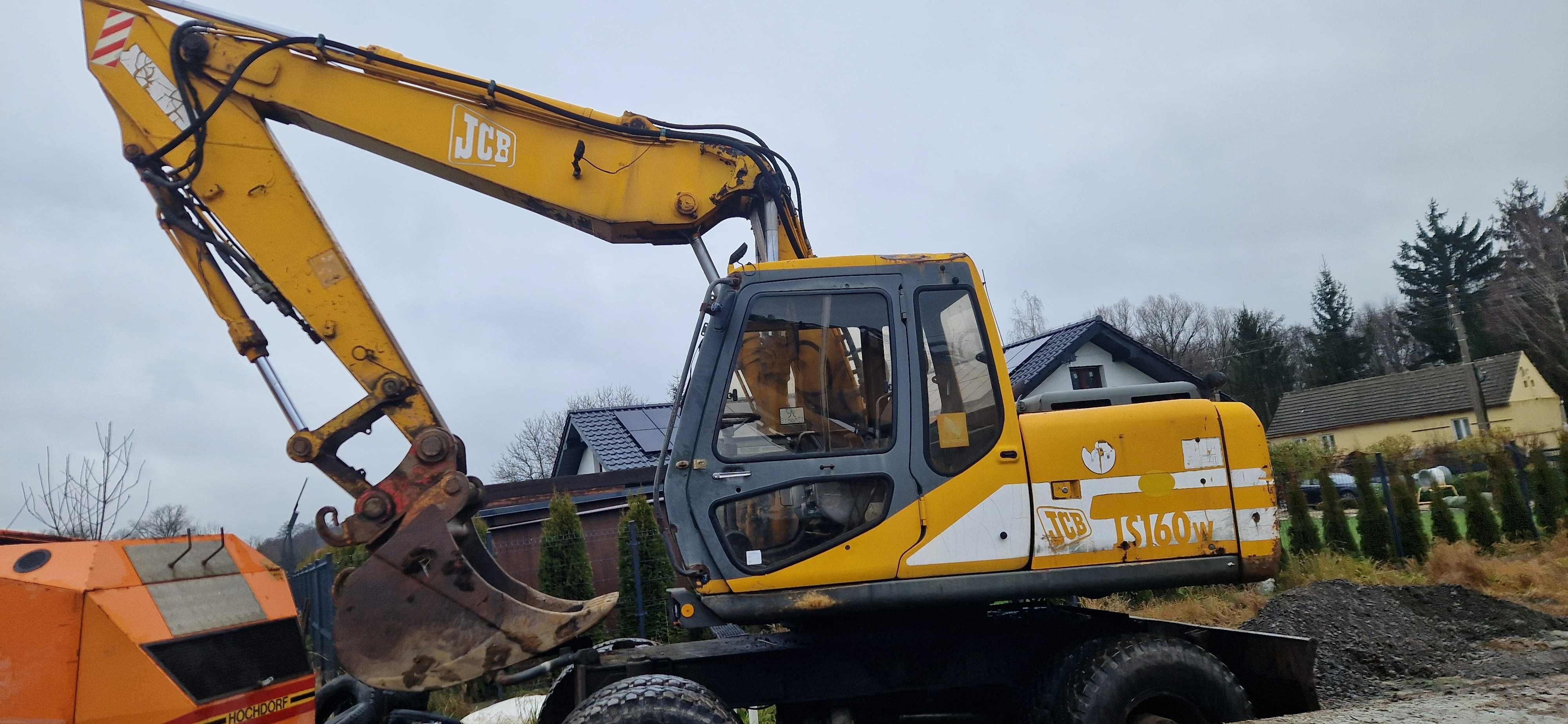 koparka JCB JS 160 ramie kopiące koparkowe od łyżki stihll sztil
