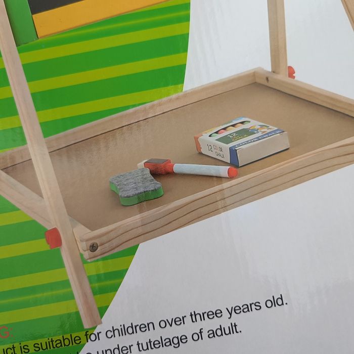 Дошка для малювання 2 в 1 дерев'яна