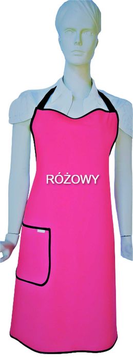 XXL Damski Modny fartuch RÓŻ FUKSJA uniwersalny kuchnia Sklep Prezent