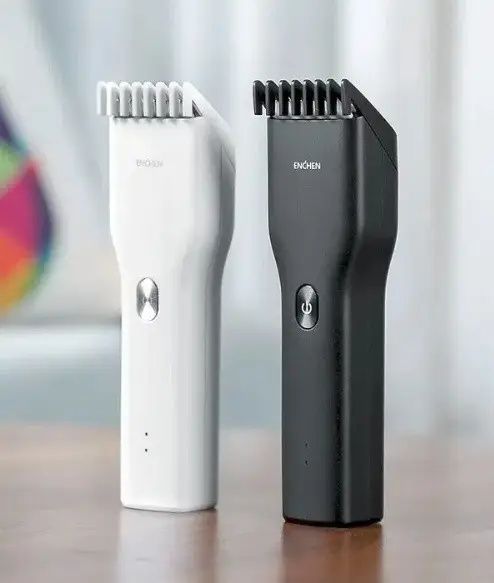 Машинка для стрижки триммер Xiaomi ENCHEN Boost Hair+ножиці та накидка