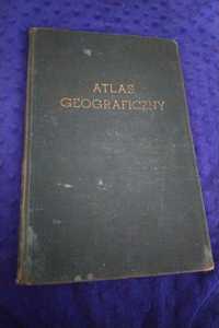 Książka album atlas geograficzny 1958 rok