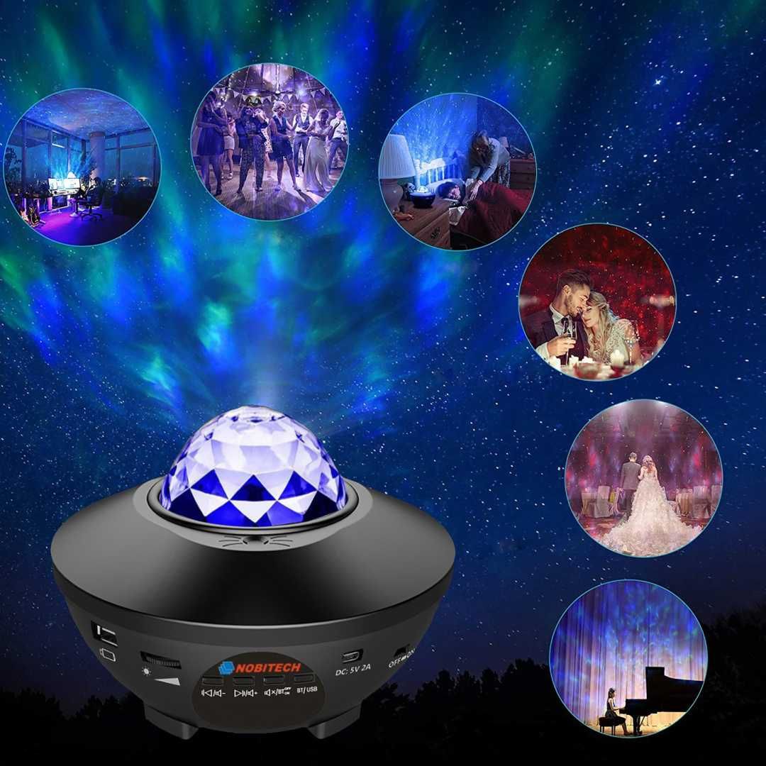 Projektor Gwiazd Led z +Głośnik Bluetooth