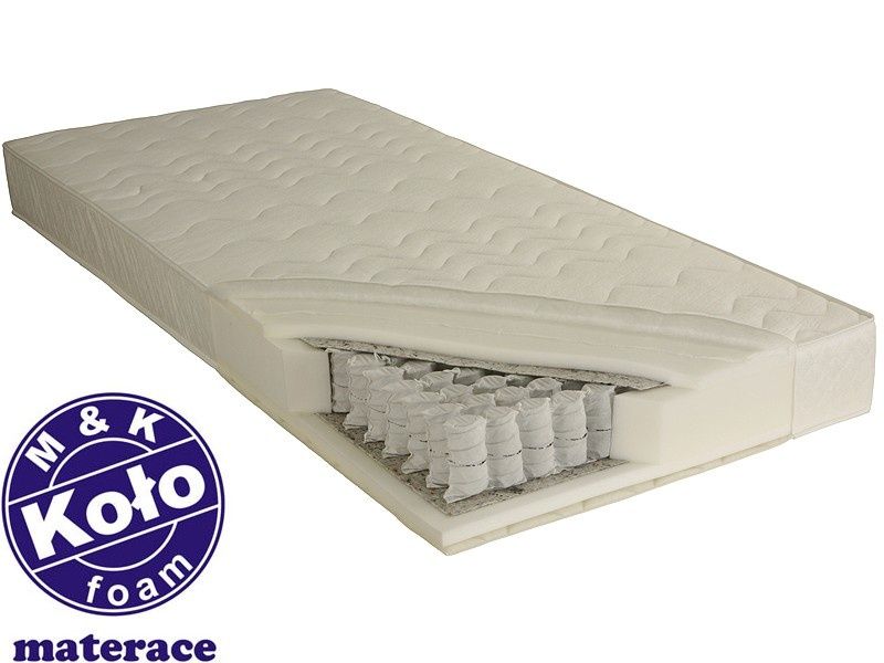 Materac M&K Foam Koło 90x180 kieszonkowiec