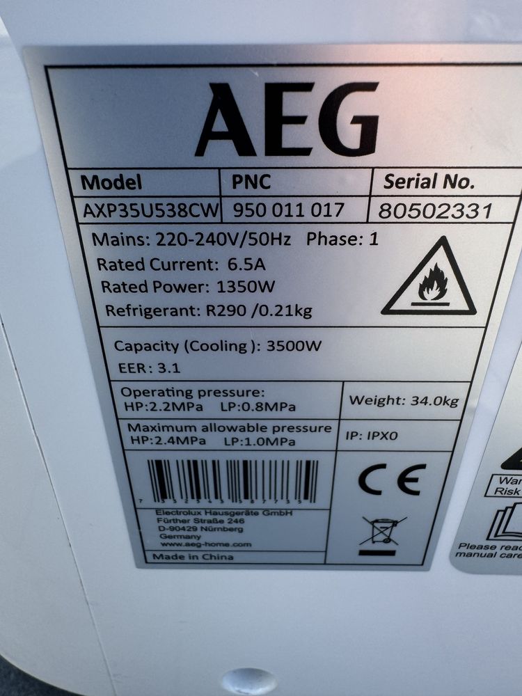 Klimatyzacja AEG