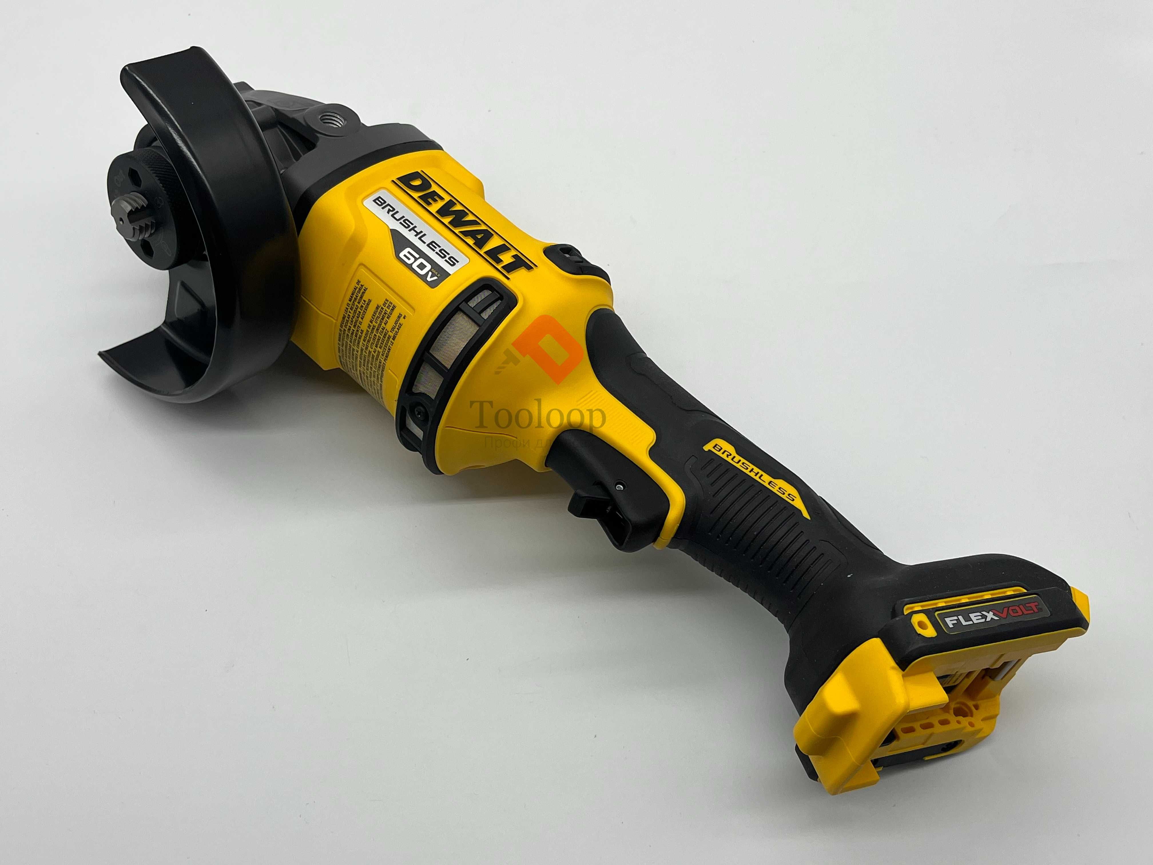 Аккумуляторная бесщеточная болгарка 115-150 мм DEWALT DCG418B