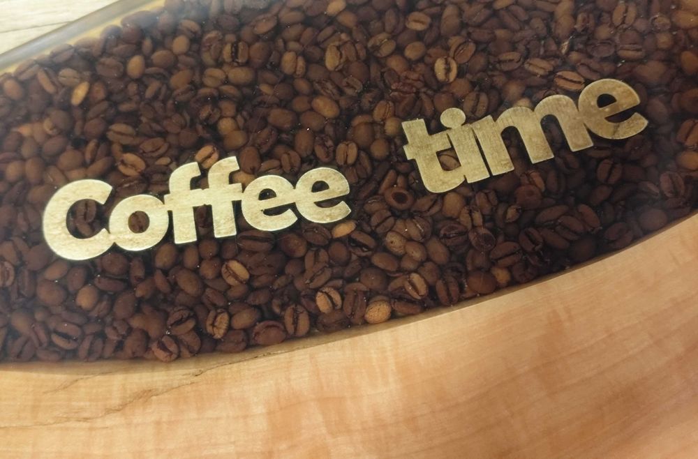 Deska Z Drewna Jabłoni i Żywicy Epoksydowej