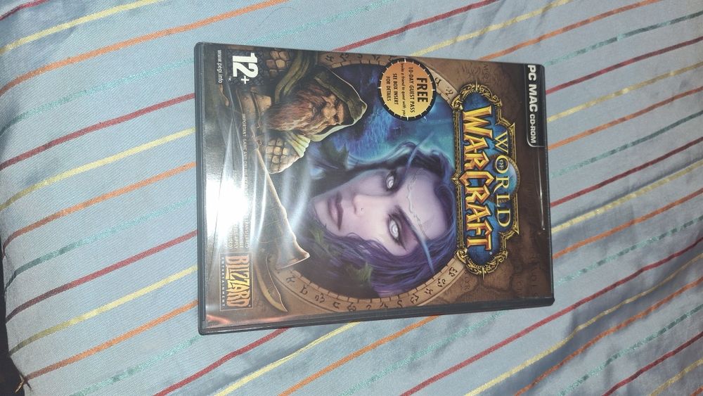 World of Warcraft Blizzard PC Game 5 cd rom Box