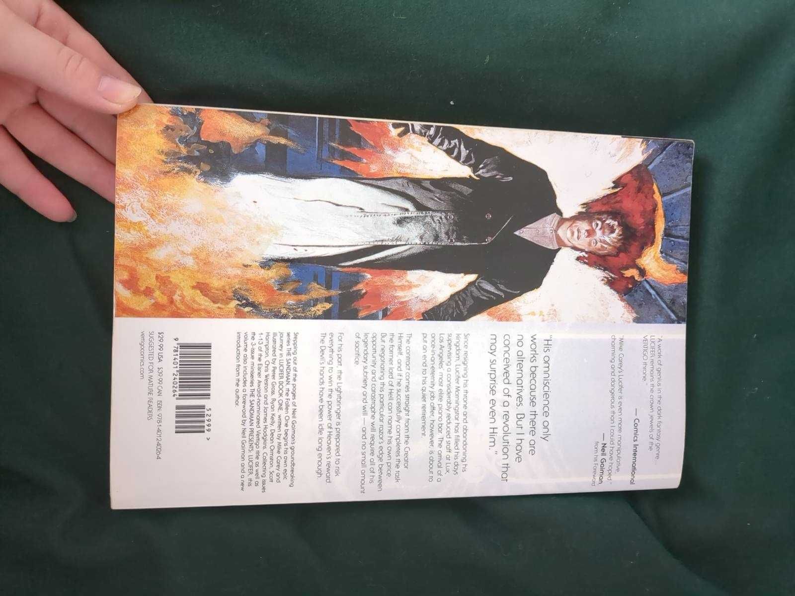 lucifer sandman mike carey neil gaiman comix komiks po angielsku język