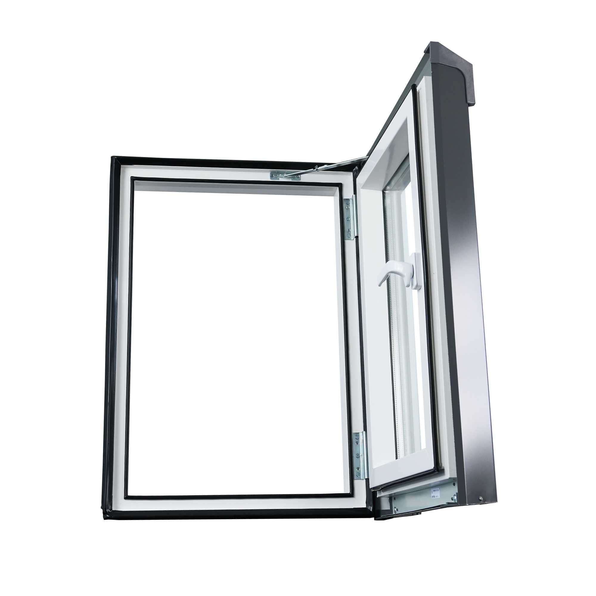 Wyłaz dachowy Okno wyłazowe Właz PCV 45x73 55x78 OCIEPLONY + KOŁNIERZ