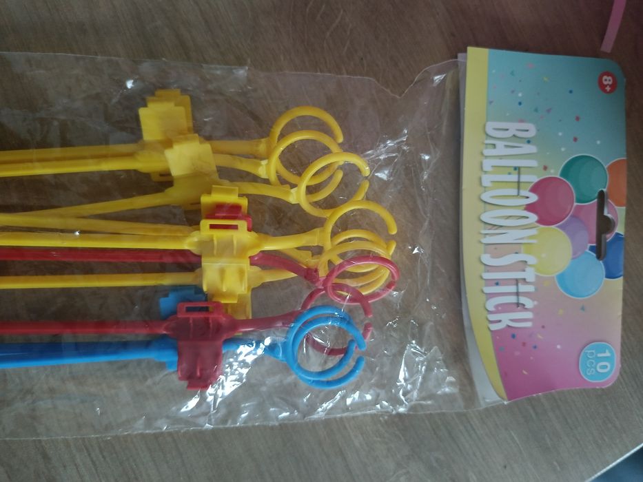 Patyczki do balonów zestaw, urodziny, balony